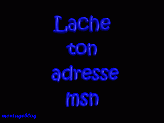donne moi ton adreese msn